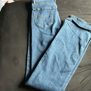 levi high rise boot cut jeans
